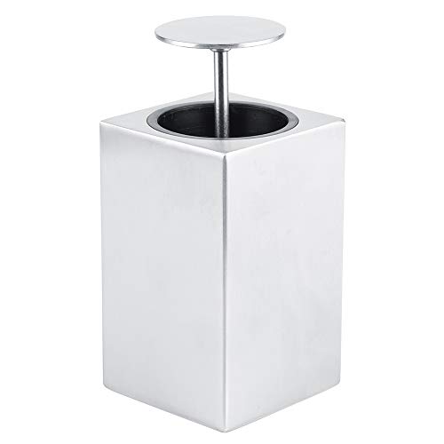 Alomejor Distributeur Automatique de Boîte de Rangement de Cure-dents en Acier Inoxydable pour Restaurant à Domicile, Fermeture Hygiénique pour les Familles en Acier...