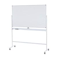 Amazon.co.jp: ホワイトボード 脚付き 1500×900mm 高さ2段階 両面