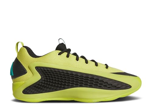 Adidas Preloved Anthony Edwards 1 Lime/Black Low-Top Basketball Sneakers by Adidas