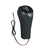  JINYISI Perilla de Palanca de Cambios LED, Compatible con BMW 1 3 5 6 Series M X1 X3 X5 E60 E61 E65 E83 E84 E90 E91 E92