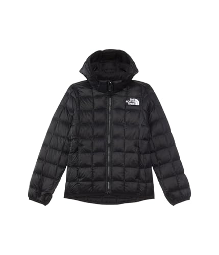 The North Face Girls' ThermoBall Hooded Jacket, S, TNF Black - image 1
