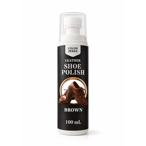 Image of Liquid Shoe Polish Color - BROWN (100 ML)
