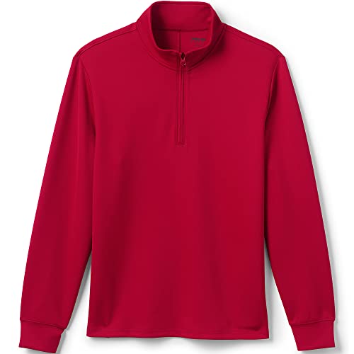 Lands' End School Uniform Men's Quarter Zip Pullover2