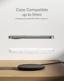 Belkin Wireless Charging Pad 15W - Qi Charger, Charging Station for Apple iPhone 17, Air, 16, 15, 14, 13, 12 Series, AirPods, Samsung Galaxy, Google Pixel - 1.5m Cable Included (No PSU) - Black - Image 5