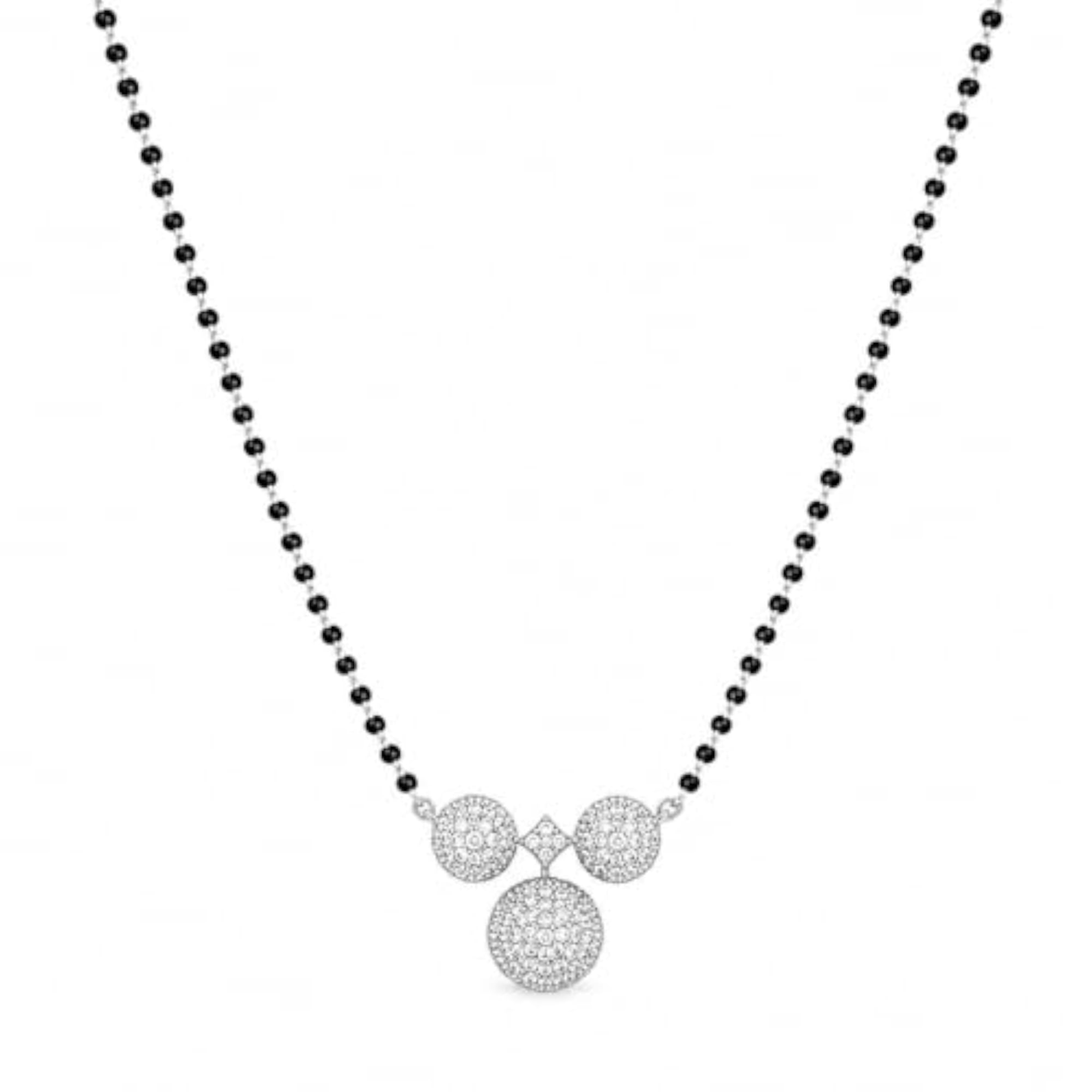 925 Sterling Silver Celestial Trio Mangalsutra for Women