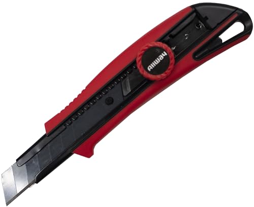 Image of ALLWAY SK18BW 18mm Pro Snap-Off Knife with Wheel Lock and 1 Blade