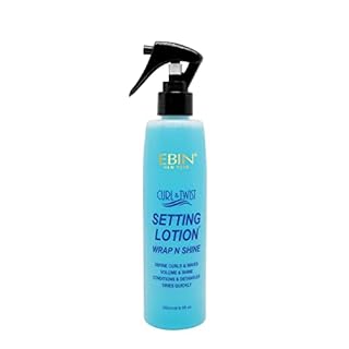 EBIN NEW YORK Curl & Twist Setting Lotion 8.5 oz/ 250ml | Moisturizing and Hydration, Smoothing with Natural High Shine, Defining Curls All Day Long