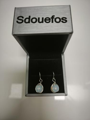 Natural Moonstone 925 Sterling Silver Drop Dangle Earrings Dangle Hoop Earrings Moonstone Lapis Copper Turquoise Rose Quartz Onyx Earrings Dangle Style Sterling Silver for Women2