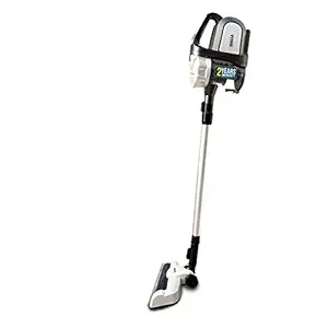 Inalsa Bagless Cordless Vacuum Cleaner Kardia with Hepa Filtration System&Cyclone System|1L Dust Collector Capacity|Includes Motorized Floor Brush,(White/Grey),1 Liter