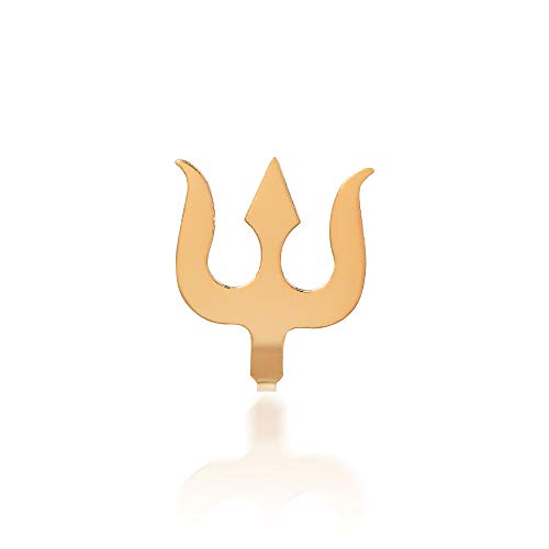 Morir 8 Pcs Copper Spiritual Charm Forehead Tilak Teeka Puja Tool Applicator Stamp Daily Usage and Occasionally Deity Ornaments for Unisex (Pack of 8)