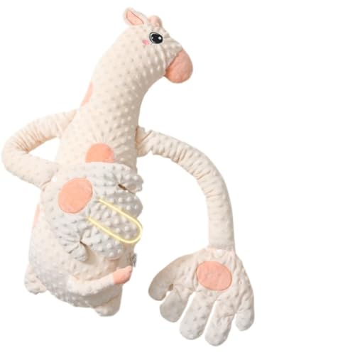 AOPIPI ベビー枕、赤ちゃん安眠枕、3段階調節、リモコン付き、取り外し可能な枕カバー、かわいい動物デザイン、ぬいぐるみ、夜泣き緩和、深い眠りを促進、新生児の睡眠サポート、パタパタ音、優しいパタパタ音、出産祝い、ギフト (B,無拍睡)