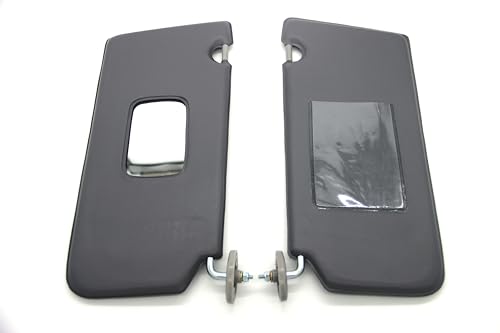 Gray Sun Visor Set for 1989 1990 1991 1992 1993 1994 1995 1996 Geo Tracker, Sidekick, Vitara...
