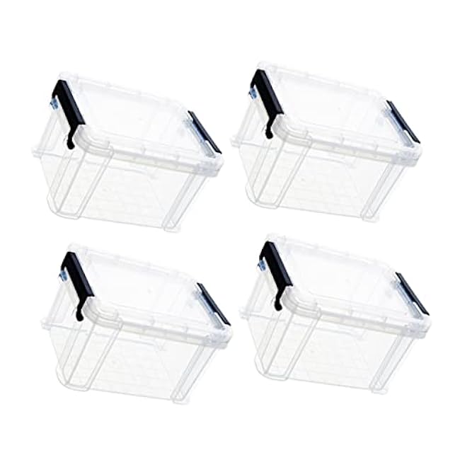 4pcs Cute Storage Bins Lids Storage Boxes Household Box Toy Decorative Tubs Lids