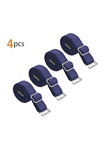 uxcell 2 Pair 10/12/15/18/20mm Width Stretchable Shoulder Bra Straps Adjustable Elastic Straps for Women2