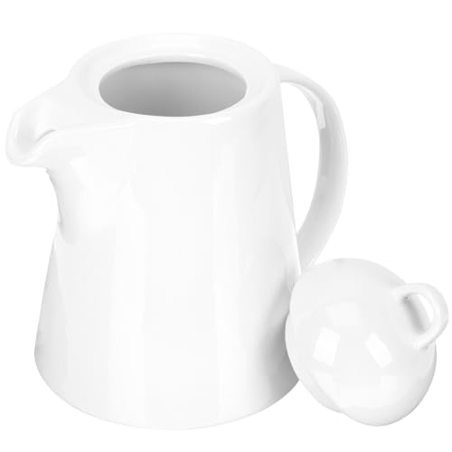 HEALEEP Tetera de Cerámica de Color para Café y Leche 1 Pieza, Hervidor para Cocina Diaria, Jarra para Té y Bebidas, Uso en Hogar, Restaurante y Oficina