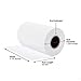 Thermal Paper Rolls 2 1 4 x 50 - American Made [50/Pk] CC Receipt Paper BPA Free for POS terminals: Verifone Vx520 | Ingenico Ict220 Ict250 | Clover Flex/Mobile | First Data fd400 | Way System