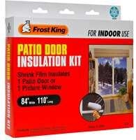 Frost King Clear Shrink Indoor Patio Door Insulator Kit 84 in. W x 110 in. L