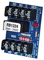 Altronix Relay module (12vdc or 24vdc, 5amp/115vac/28v dc dpdt contact) RB1224 (2 Pack)