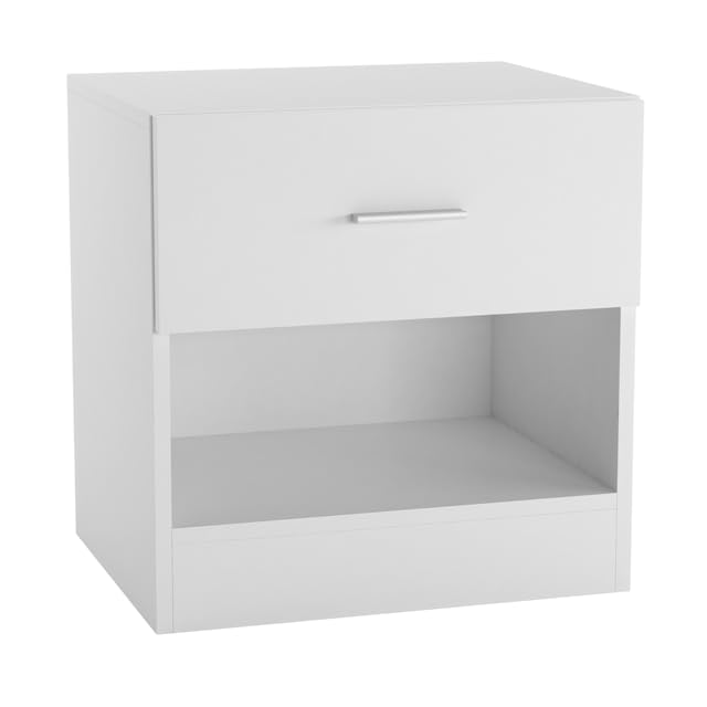URBNLIVING Orlando 1 Drawer Kids Bedside Cabinet with Shelf
