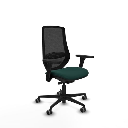 Piqueras y Crespo Sillas Escritorio Modernas y cómodas Mardos para 24 Horas de Uso, con Brazos 3D, Mecanismo Sincro/Traslack, Apoyo Lumbar 1D, Respaldo Fijo, Peso máximo 120 Kg