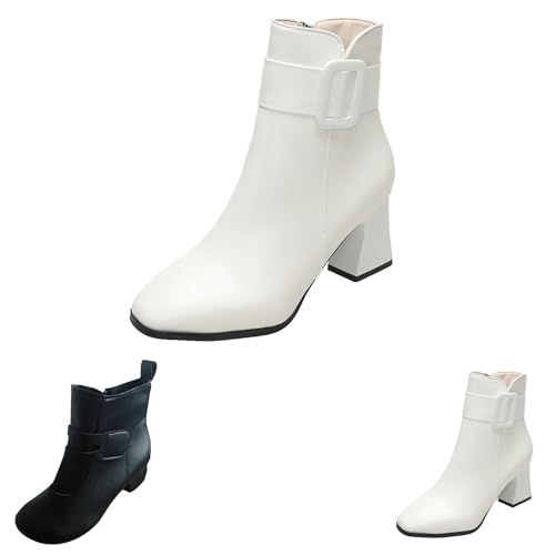 Lanunlly Botines Mujer Tacon Botas Cortas Antideslizante Vintage Zapatos Cowboy Fiesta Boots Originales Botin Retro Bota Minimalistas Elegantes Comodas para Otoño Invierno Primavera Lanunlly Botines Mujer Tacon Botas Cortas Antideslizante Vintage Zapatos Cowboy Fiesta Boots Originales Botin Retro Bota Minimalistas Elegantes Comodas para Otoño Invierno Primavera