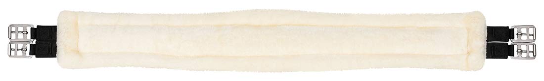 Equinate Midland Sattelgurt Langgurt synthetisches Lammfell Bauchgurt 95-140cm