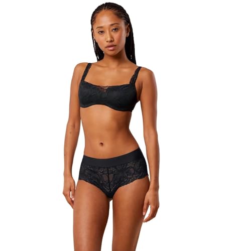 Triumph Donna Body Make-Up Illusion Lace Balconette, Bra, Black, 4C - 4