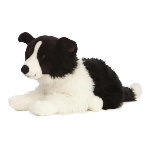 Living Nature Giant Border Collie Toy