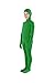 Full Bodysuit Kids Open Face Costume Spandex Stretch Zentai Child Suit (Small, Green)