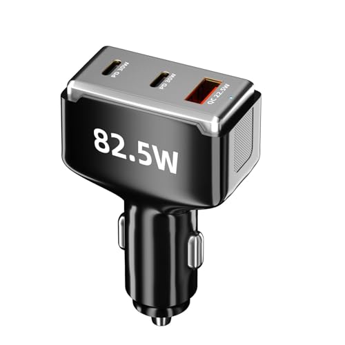 Adattatore caricabatterie da da da da auto - da viaggio a ricarica rapida per più dispositivi adattatore per da da da da auto USB tipo C super veloce porta caricatore da da da da auto
