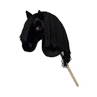 LeMieux Hobby Horse Spike - Handsome Black - Realistic Head - Perfect for Kids