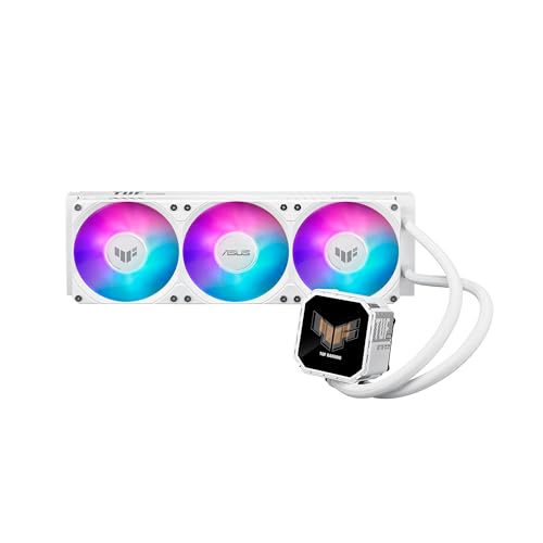 ASUS TUF Gaming LC III 360 ARGB White kit refrigeración líquida AiO con tubos de 400 mm para CPU