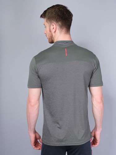 Image of TECHNOSPORT Men's Slim Fit Active T-Shirt - (MTP512 P) Pack of 1