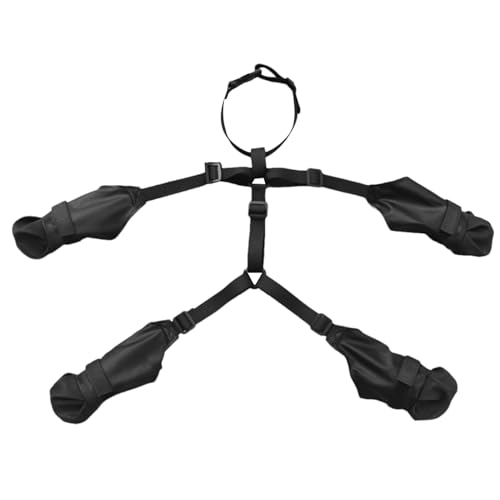 Tirantes ajustables para perros | Las patas dejan de lamer | Protector de patas para perros pequeños y medianos, recuperación de lesiones, cuidado posterior, paseos al aire libre, protección de patas
