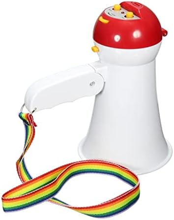 Megaphones 5W Handheld Megaphone Amplifier Loud Speaker Bullhorn Loudspeaker Record Play for Tourist Guider Teacher Training Speech Great for Outdoor Announcements Amplifiers