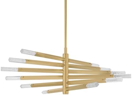 Corbett-Standard 501-42-VB Strasbourg - 12 Light Chandelier - 14.25 Inches Tall and 42 Inches Wide - Vintage Brass