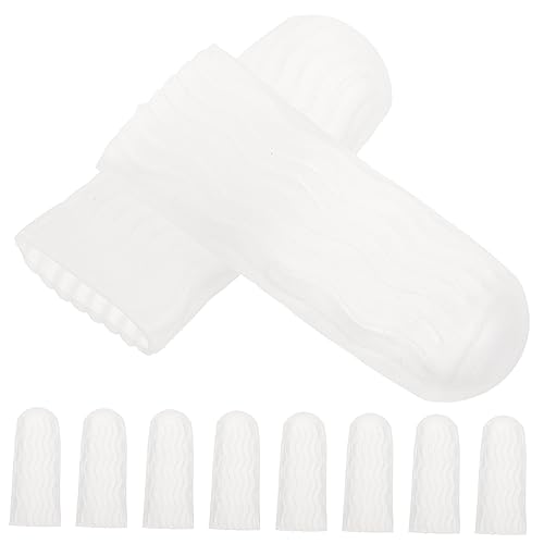 Didiseaon 10pcs Finger Protectors Anti-Resistant Waterproof Sleeves for Joint Protection Soft Silicone Protective Covers for Men Women Comfortable Breathable