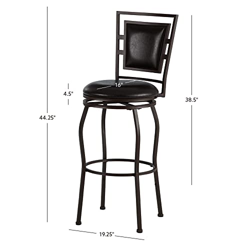 Linon Townsend Three Piece Adjustable Stool Set With Swivel Seat #TOP3