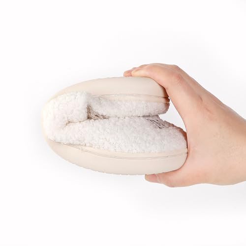 Image of Cute Animal Slippers for Women Man Cartoon Animal Slippers for Woman Fuzzy Memory Foam Winter Warm Fluffy Shoes