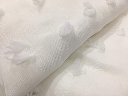 Rideau de douche texturé blanc 70x72 inch en polyester Dainty Home - 5