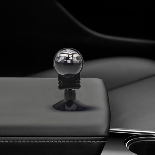 Brújula de bola para tablero de auto con ventosa plegable miniatura 7