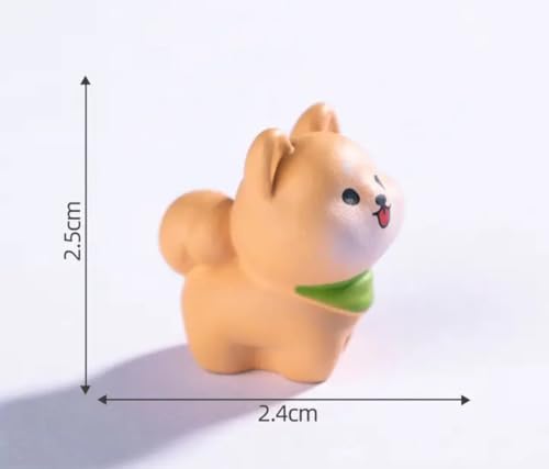 Image of VRB Dec 1 Set Miniature Showpiece Set for Home Decor,Car Dashboard,Valentine,Living Room,Gifts Figurines,Cake Decoration Items,Figurines for Home Decor. ((3 Pcs Cute Dog Miniature))