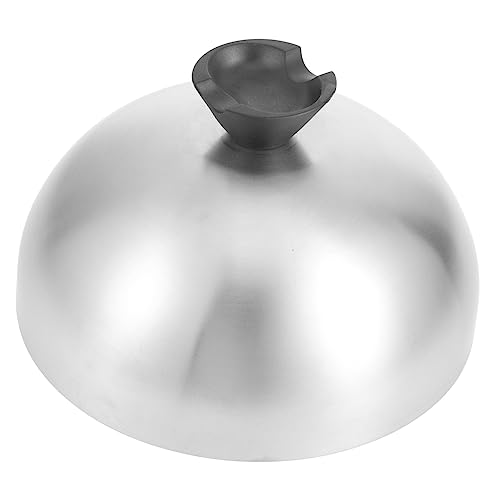 Cabilock Cubierta De Bistec De Acero Inoxidable para Guardia Plancha De Interior Parilla Lámina Protector contra Salpicaduras De Aceite Plegable Cubierta De Red De Alimentos Domos De Comida