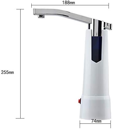 Electric Water Bottle Pump Dispenser with Rechargeable Battery Drinking Bottles Suction Unit(OneColor)