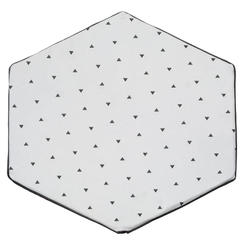 Image of POP 'N GO Baby Play Mat Cover for Hexagon Playpen - 59 Inch Soft, Washable, Water-Repellent Fitted Sheet for Hexagonal Mats - Portable for Indoor and Outdoor Play - Mini Mountains