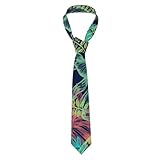 Occasions : cravate imprimée feuille d'art numérique pour homme, parfaite pour les occasions formelles ou décontractées, telles que les mariages, la danse, les fêtes, les guaduations, les célébrations, les affaires, les événements et les occasions spéciales.