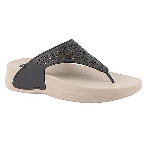 Image of WELCOME Women's Extra Soft Slippers with Cushion FootBed for Adult | Comfortable & Light Weight| Stylish & Anti-Skid| Waterproof & Everyday Flip Flops for Ladies /Girls