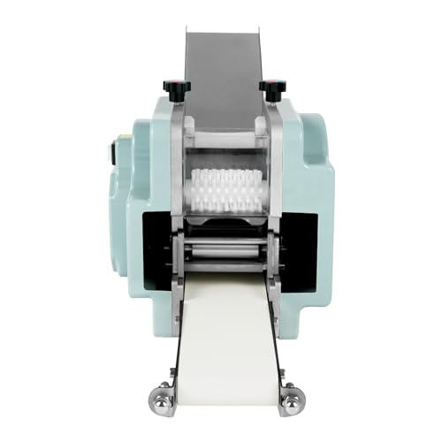 Electric Dumpling Skin Maker, Commercial Wonton Dough Wrapper Machine Multi-function Dough Making Skin Machine Imitation Manual Leather Rolling Machines 60Pcs/Min 3.15" Mold for Kitchen Breakfast Shop