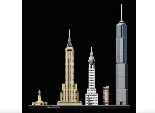 Image of Lego Architecture New York City Skyline Building Blocks for 12+ Yrs - 598 Pieces, 21028