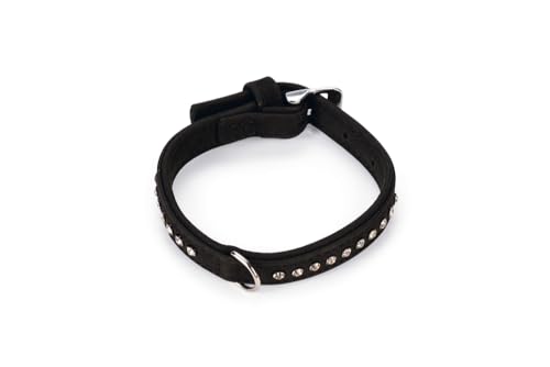 Karlie Halsband Buffalo Strass L: 35 cm B: 17 mm schwarz einreihig